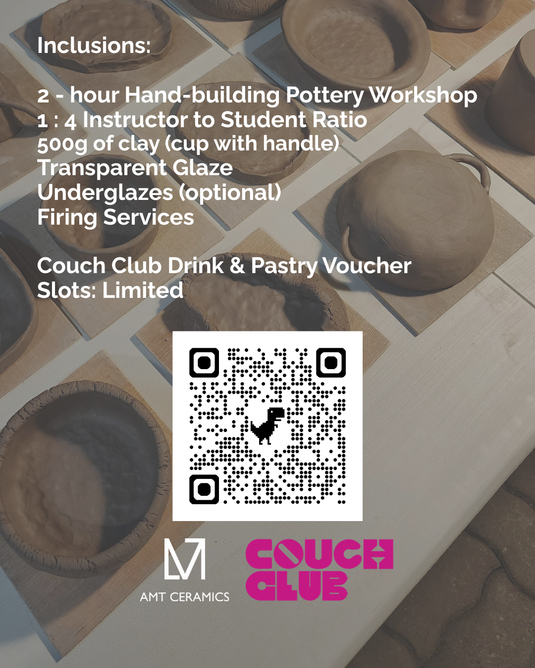 AMT x Couch Club Pottery Workshop