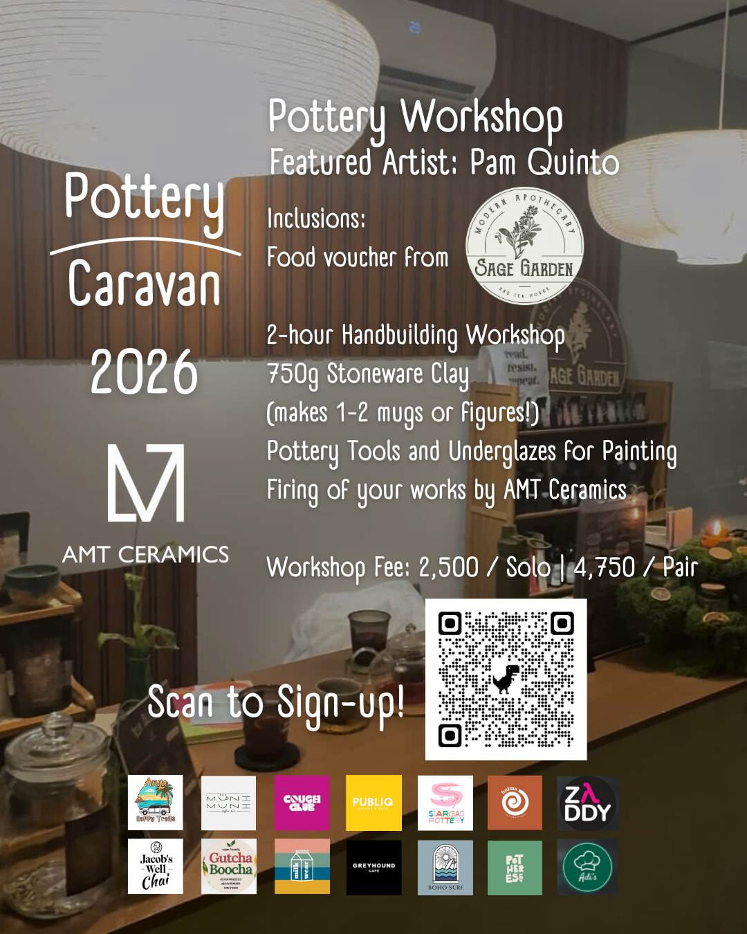 ON-GOING | Pottery Caravan 2026 | Metro Manila | Quezon City | Sage Garden with PAM QUINTO