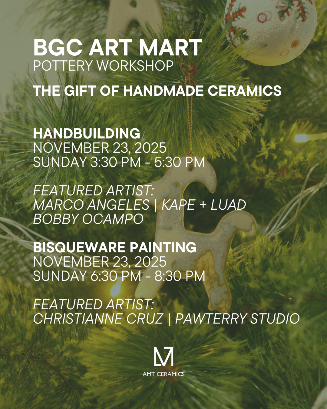 BGC ART MART | POTTERY WORKSHOP