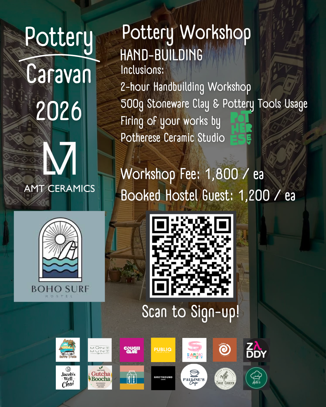 UP-COMING | POTTERY CARAVAN 2026 | LA UNION | BOHO SURF HOSTEL