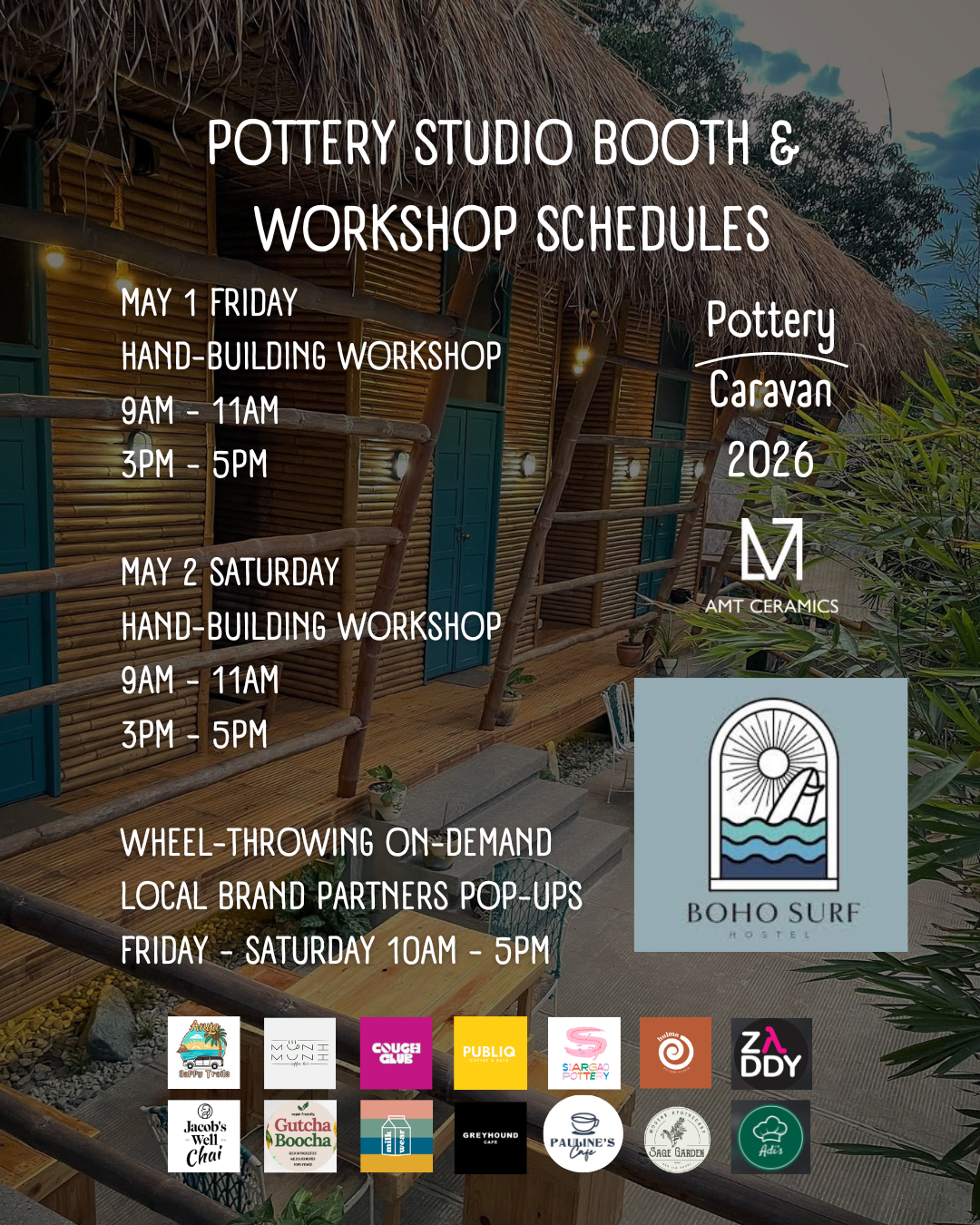 UP-COMING | POTTERY CARAVAN 2026 | LA UNION | BOHO SURF HOSTEL