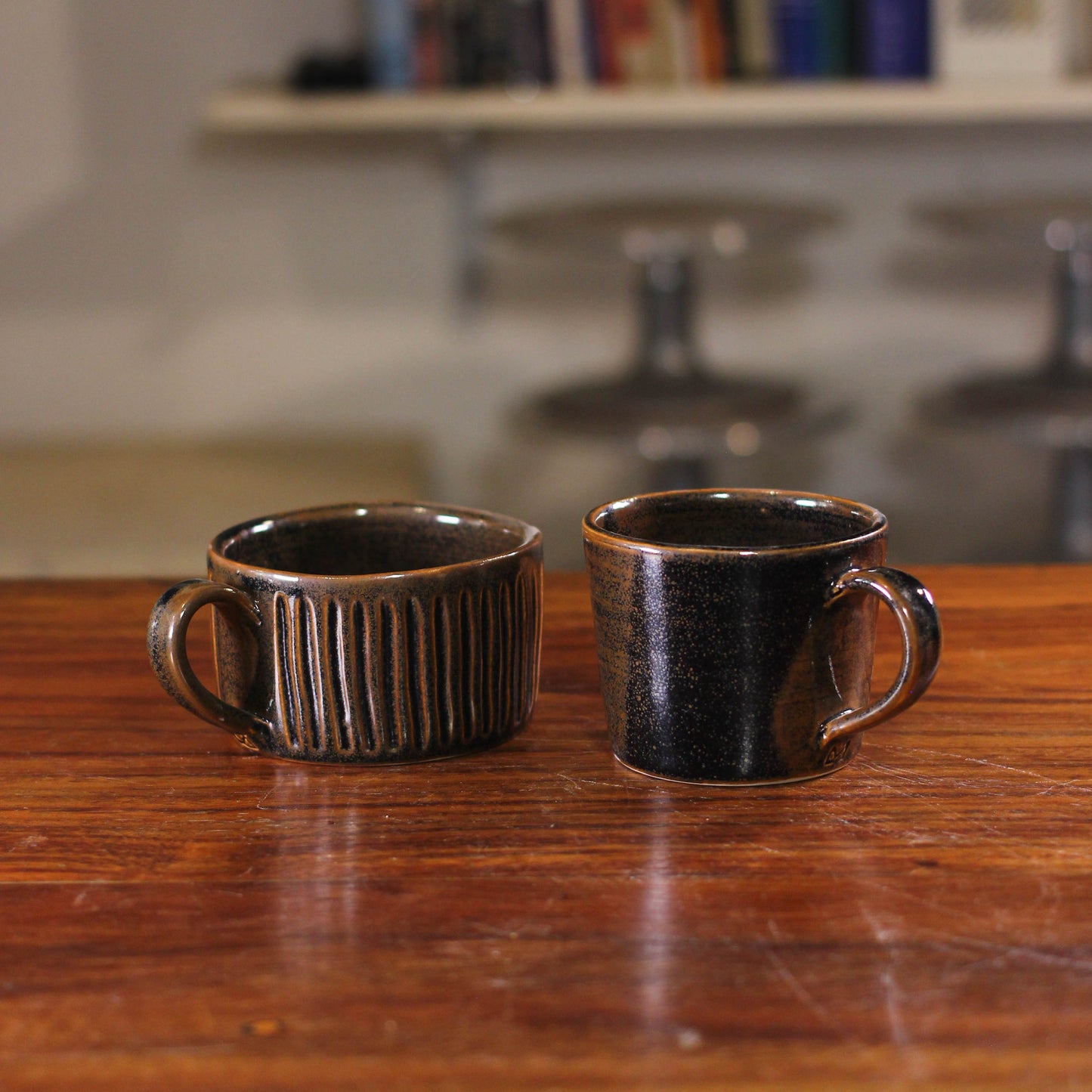 Tenmoku Cups Set 042