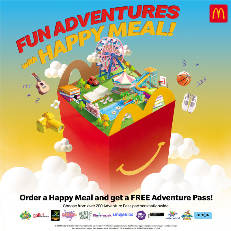 McDonalds "Happy Meal Adventure Pass" Studio Calendar Reservation