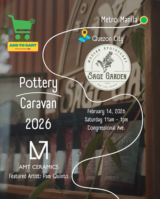 ON-GOING | Pottery Caravan 2026 | Metro Manila | Quezon City | Sage Garden with PAM QUINTO