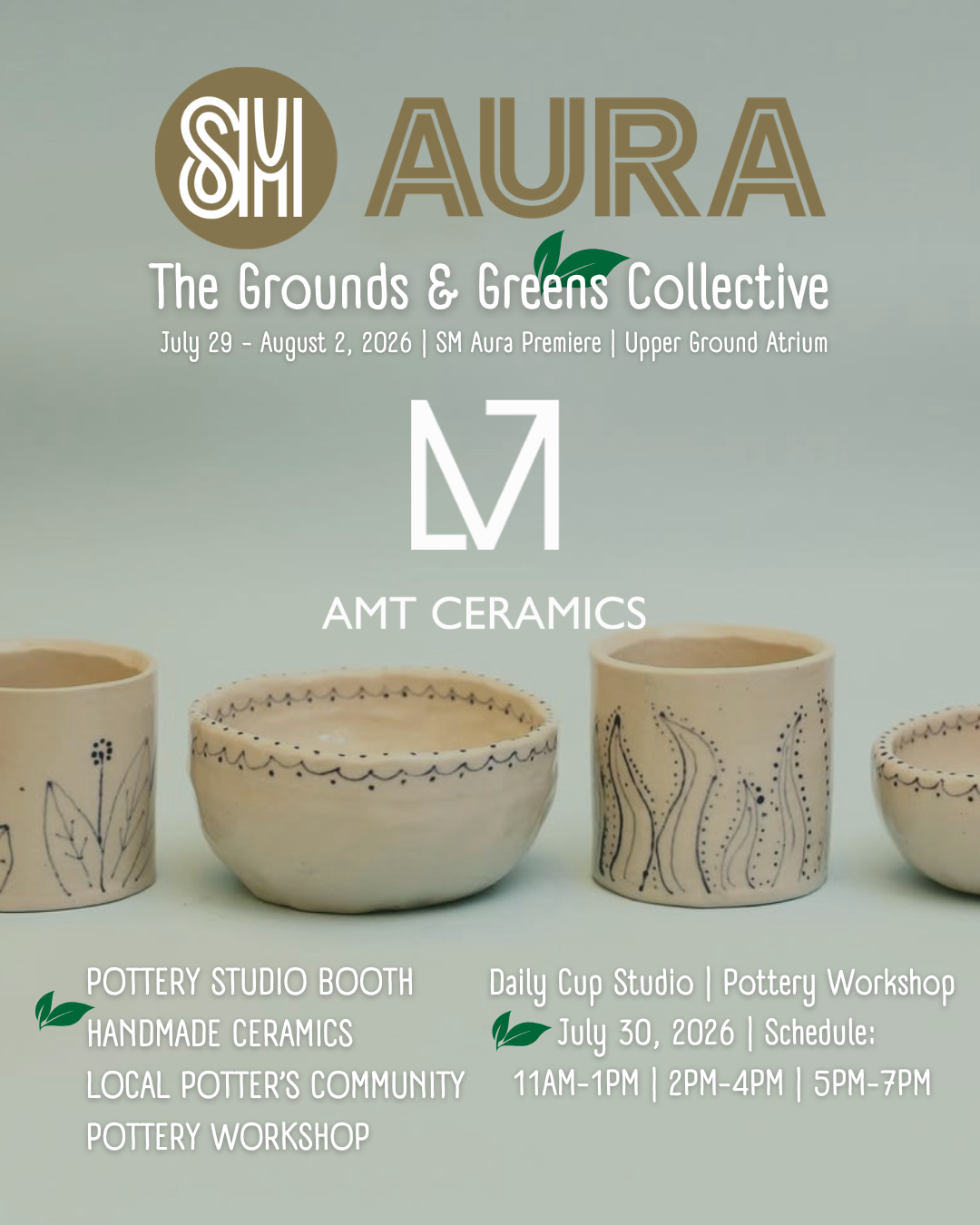 SM Aura Premiere x AMT Ceramics | The Grounds & Greens Collective