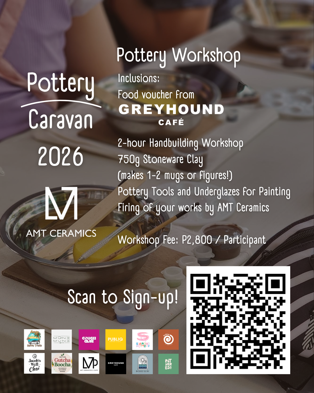 Pottery Caravan 2026 | Metro Manila | Makati City | Greyhound Cafe
